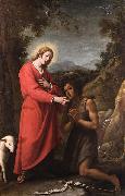 Matteo Rosselli Jesus and John the Baptist meet in their youth china oil painting artist